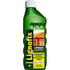 Lignofix I-profi liquid destruction of wood-destroying insects, clear, 1 kg Lignofix I-profi liquid destruction of wood-destroying insects, clear, 1 kg