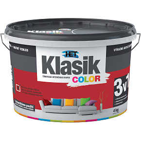 Het Klasik Color paint, 0897 burgundy, 4 kg