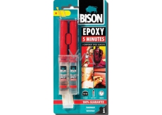 Bison Epoxy Clear clear two-component epoxy adhesive with a workability of 5 minutes 24 ml