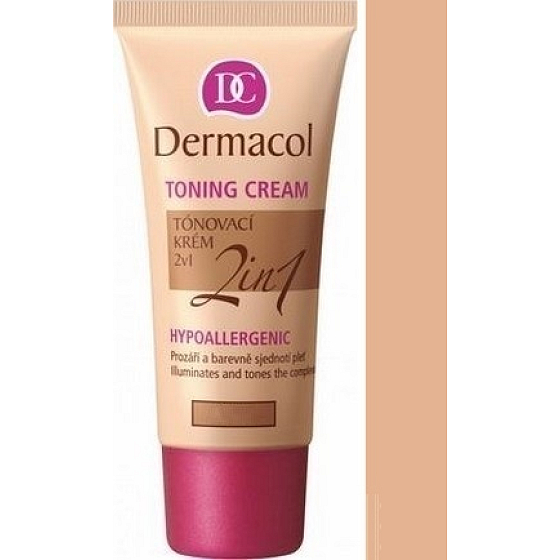 Dermacol Toning Cream 2in1 Make-up Natural 30 ml