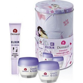 Dermacol Elixir 45+ day cream 50 ml + night cream 50 ml + eye cream 15 ml, cosmetic set