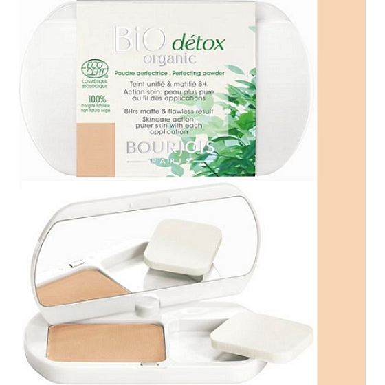 Bourjois Bio Détox Organic Perfecting Powder compact powder 51 Vanille Clair 9 g