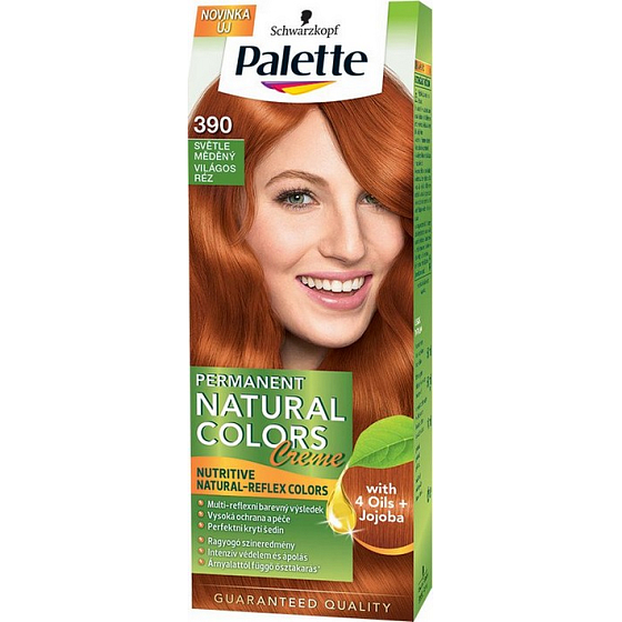 Schwarzkopf Palette Permanent Natural Colors hair color 390 Light copper