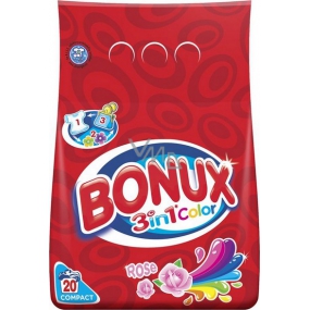 Bonux Color Rose 3 in 1 washing powder for colored laundry 20 doses 1.4 kg