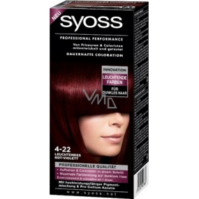 Syoss Professional hair color 4 - 22 scarlet red