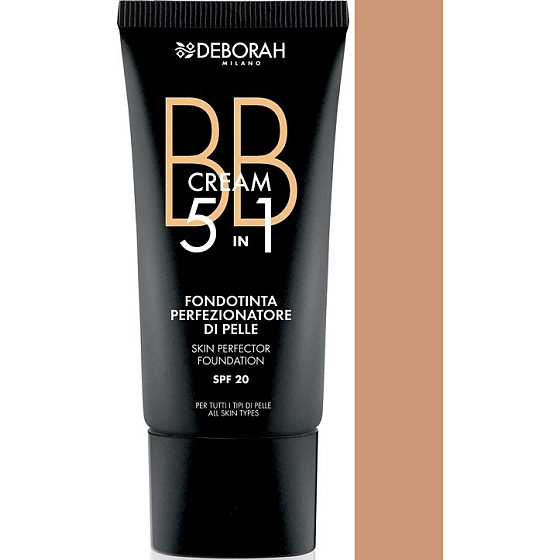 Deborah Milano BB Foundation 5 in1 BB Cream 04 Apricot 30 ml