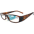 Berkeley Reading Prescription Glasses +1.50 brown patterned retro CB02 / MC2 1 piece ER6040