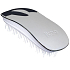 Ikoo Home Metallic Hair brush according to Chinese medicine metallic silver-white