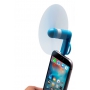 Micro USB fan blue 1 piece