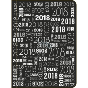 Albi Diary 2018 weekly Black with year 12.5 cm × 17 cm × 1.1 cm