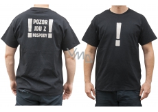 Bohemia Gifts & Cosmetics Original T-shirt with reflective print Attention, I'm coming from the pub! size XL