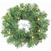 Wreath with lighting 10 LED, 30 cm