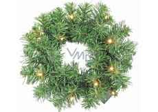 Wreath with lighting 10 LED, 30 cm