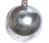 Irisa Flask glass silver metallic smooth, set of 8 cm 4 pieces