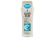 Gliss Kur Purify & Protect shampoo for oily roots, city-strained hair 250 ml