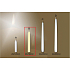 Lima Gastro smooth table candle ivory 20 x 190 mm 4 pieces