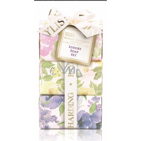 Baylis & Harding Rose and Honeysuck Soap Moisturizing Soap 100 g + Lemon Flowers and White Rose Moisturizing Soap 100 g + English Lavender Moisturizing Soap 100 g Luxury Gift Set