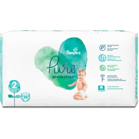 Pampers Pure Protection size 2, from 4-8 kg diaper panties 39 pieces