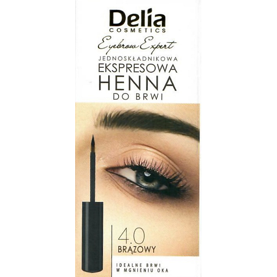 Delia Cosmetics Instant Eyebrown Tint eyebrow color 4.0 brown 6 ml