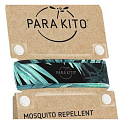 Parakito Repellent mosquito bracelet Graphic dark explorer natural, refillable, waterproof, protection 24h / day - 15 days per refill + two refills