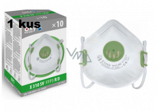 Oral protective respirator - filter half mask 4-layer FFP3, Oxyline X 310 SV with valve Professional protection 1 piece