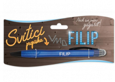 Nekupto Glowing pen named Filip, touch tool controller 15 cm