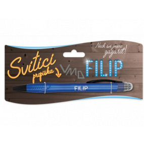 Nekupto Glowing pen named Filip, touch tool controller 15 cm