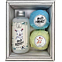 Bohemia Gifts Be wild shower gel 250 ml + sparkling bath ball 2 x 100 g, cosmetic set for children