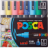 Posca Universal acrylic marker set 1,8 - 2,5 mm Mix of basic colours 8 pieces PC-5M
