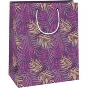 Ditipo Paper gift bag 26,4 x 32,7 x 13,6 cm Purple - fern