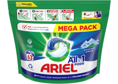 Ariel All in 1 Pods Mountain Spring gel capsules for washing white and light-coloured laundry 63 pieces