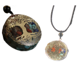 Orgonite amulet, Tree of Life, energy generator, natural stone (7 chakras) + epoxy resin + rope 22 g