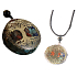 Orgonite amulet, Tree of Life, energy generator, natural stone (7 chakras) + epoxy resin + rope 22 g