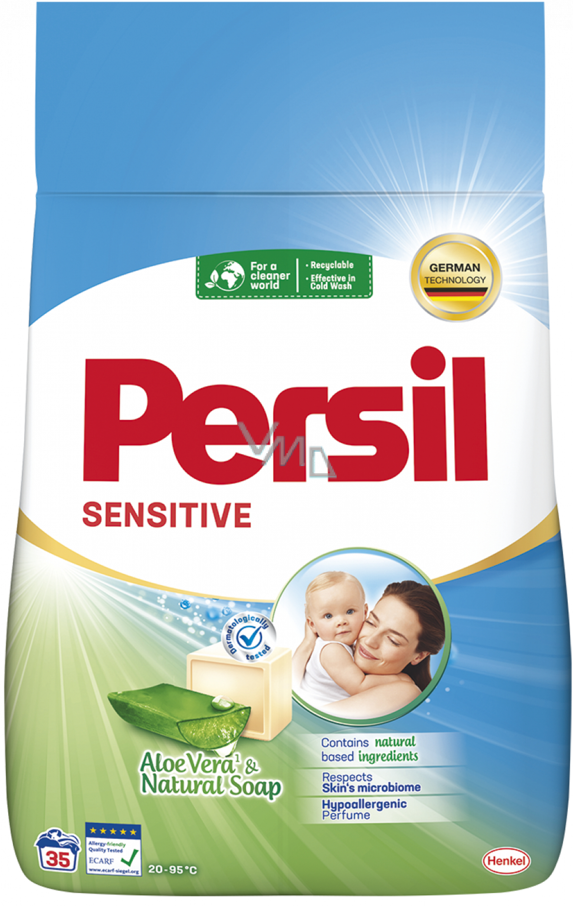 Persil Sensitive washing powder for sensitive skin 35 doses 2.1 kg