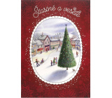 Albi Christmas Envelope Playing Card Square with Big Tree 14,8 x 21 cm