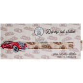 Bohemia Gifts Milk interactive chocolate from the heart - For our grandfather 100 g