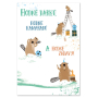 Ditipo Playing birthday card You have a birthday Petr Skoumal - When the little beaver goes to sleep 224 x 157 mm
