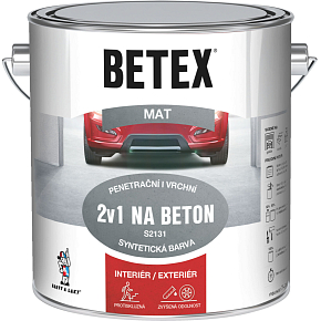 Betex S2131 2v1 base and top coat for concrete 0440 blue, 2 kg