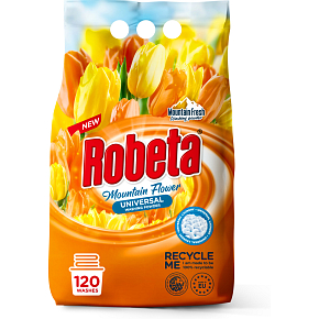 Robeta universal laundry powder 9 kg, 120 doses