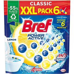 Bref WC Balls Power Aktiv Lemon, 6 x 50 g