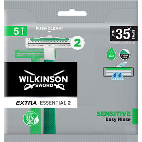 Wilkinson Sword Extra 2 Beauty Disposable Razors Sensitive, 5 pcs