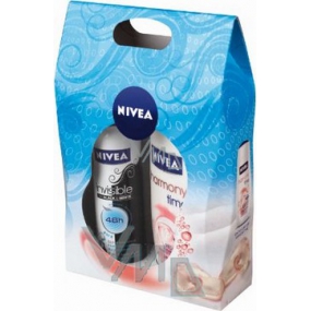 Nivea Kazpure shower gel 250 ml + antiperspirant spray 150 ml, for women cosmetic set