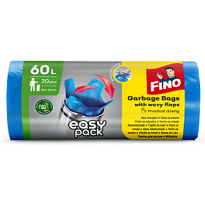 Fino Easy Pack – Trash Bags 60 l, 20 pcs