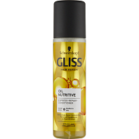 Gliss Regenerating Express Balm Oil Nutritive for Coarse and Damaged Hair, 200 ml