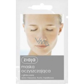 Ziaja Gray Clay Cleansing Facial Mask Mixed And Oily Skin 7 ml