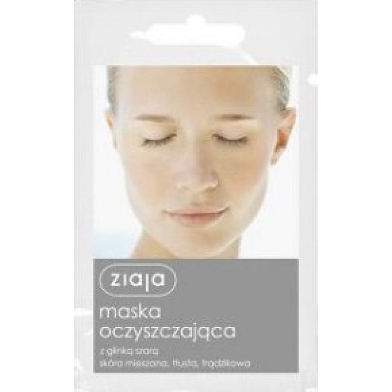 Ziaja Gray Clay Cleansing Facial Mask Mixed And Oily Skin 7 ml