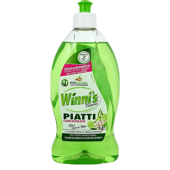 Winnis Eko Piatti Lime concentrated hypoallergenic dishwashing detergent 500 ml