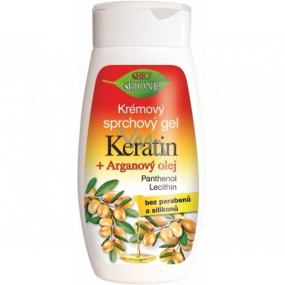 Bione Cosmetics Keratin & Argan oil cream shower gel for all skin types 260 ml