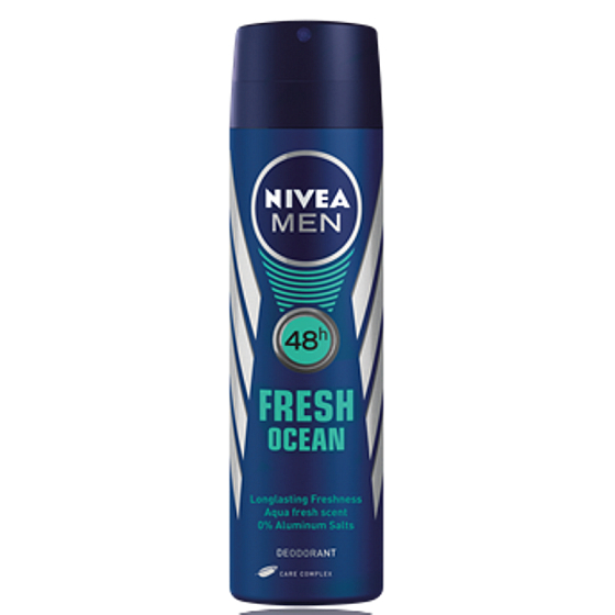 Nivea Men Fresh Ocean deodorant spray for men 150 ml