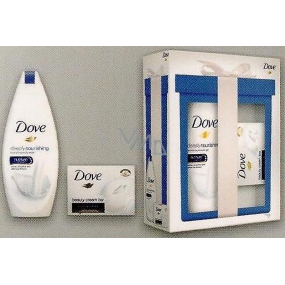 Dove Original Mini Deeply Nourishing Nourishing Shower Gel 250 ml + Dove Cream Tablet 100 g, cosmetic set